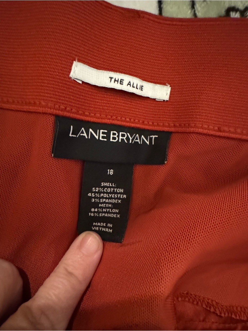 Lane Bryant Tailored High-Rise Pants in Brick Red - Picture 3 of 4